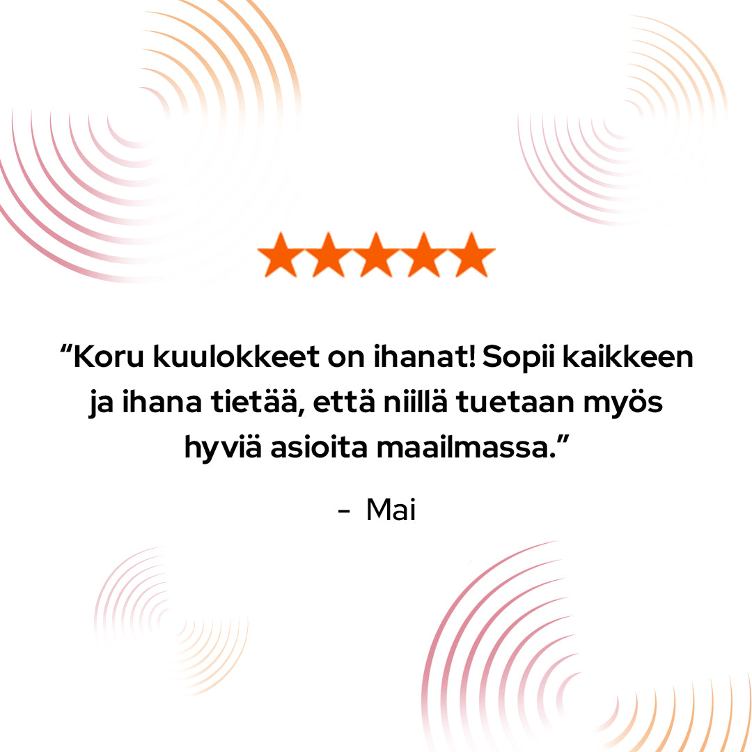 Koru korvakuulokkeet Beige - HERMOROMAHDUS ALE