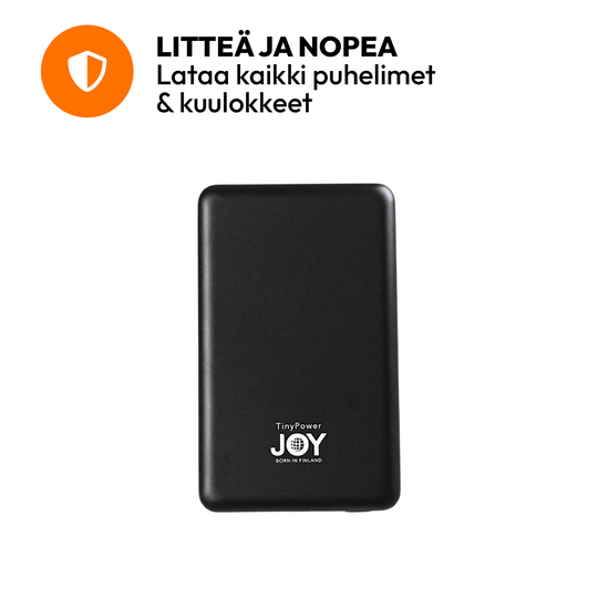 TinyPower® – Sopii mainiosti taskuun