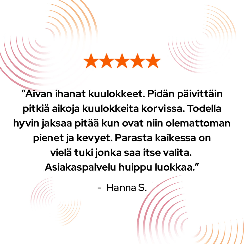 Koru earbuds Sininen - EUROVIISUT ALE