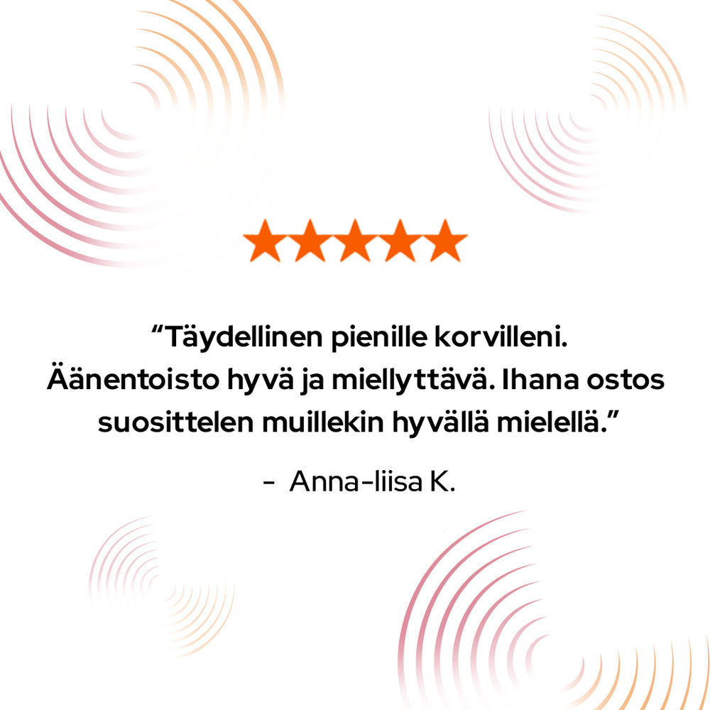 Koru earbuds Pinkki- EUROVIISUT ALE