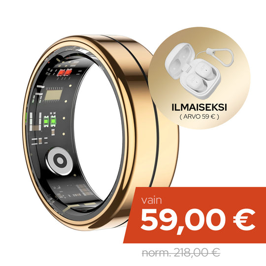 JoyR+ älysormus! Isänpäivän erikoiserä vain 59 €! + kuulokkeet lahjaksi Sinulle - SALAINEN ALE
