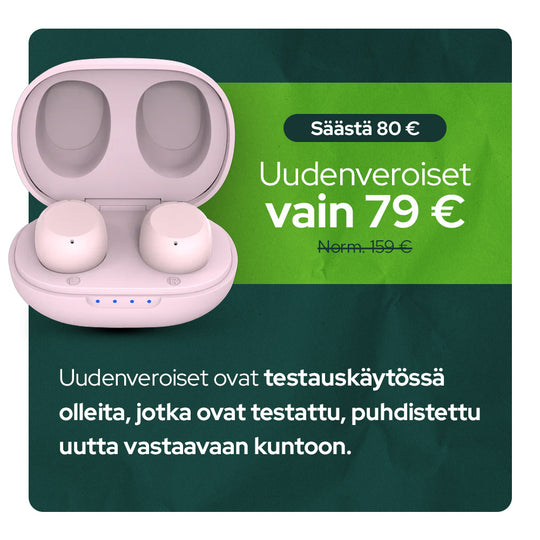 Recycled TinyS® JÄTTIUUTINEN