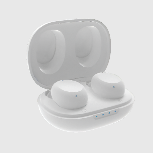 TinyS® White + Pink Beanie