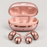 JoyClips Rose – avoin latauskotelo ja kuulokkeet