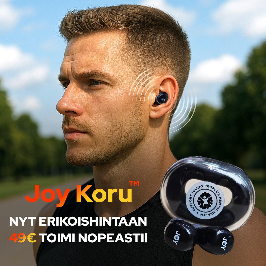 Koru earbuds Musta